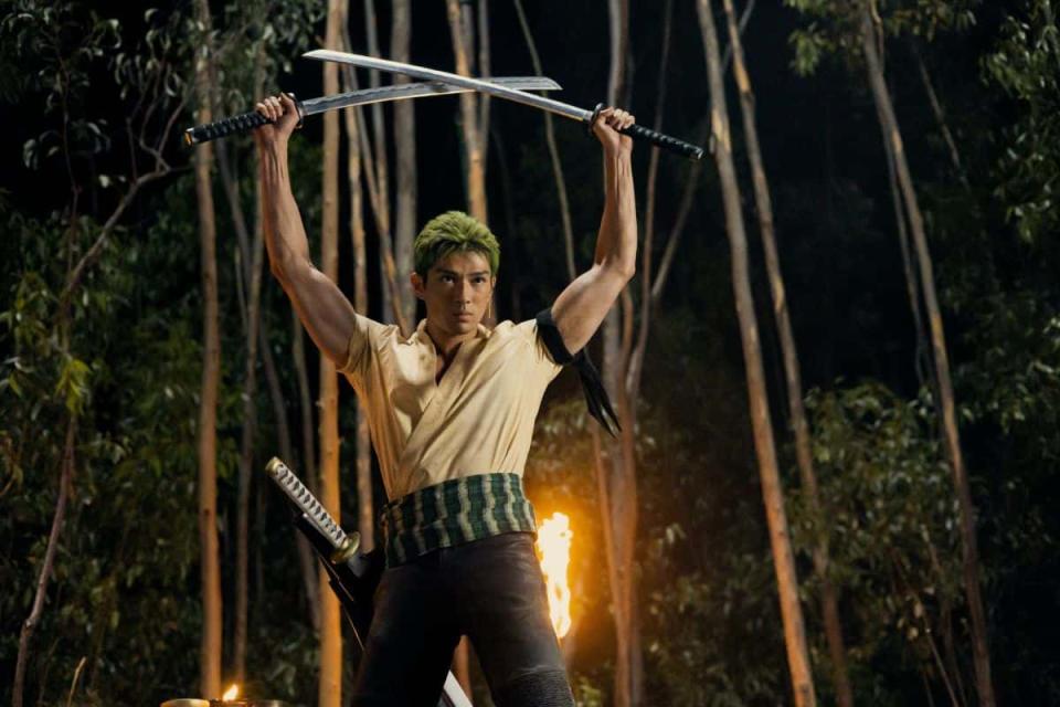 Mackenyu como RORONOA ZORO one piece live action