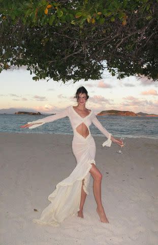 <p>Kendall Jenner/Instagram</p> Kendall Jenner wears dreamy nipple-baring dress by Helsa