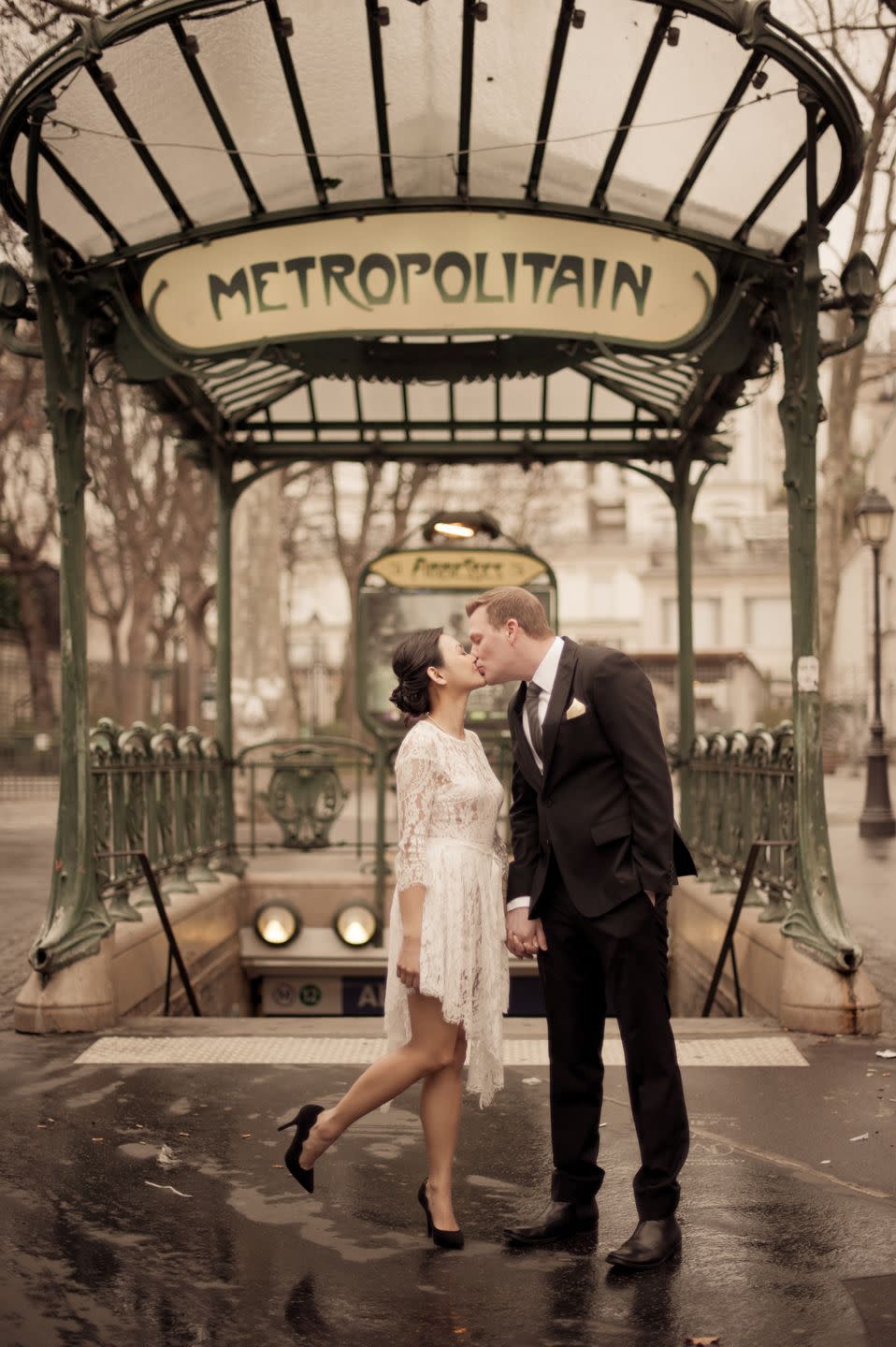 Paris Metro Station