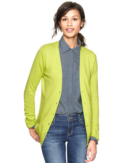 Lime Cardigan