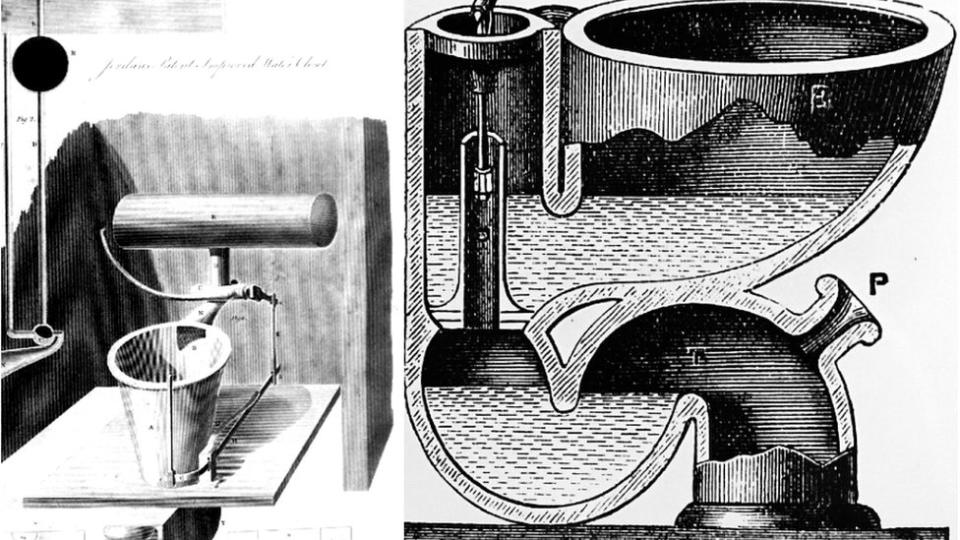 喬治·詹寧斯（George Jennings）設計的廁所馬桶