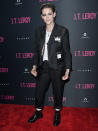 <p>The ‘Twilight’ actor worked a Thom Browne outfit with slicked back hair at the premiere at ArcLight cinemas in Los Angeles, US. <em>[Photo: PA]</em> </p>