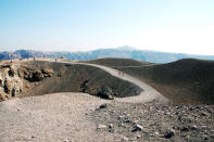 A volcano trail, Santorini