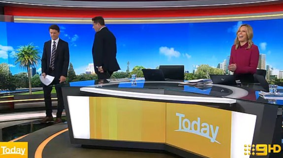 karl stefanovic today show walk off