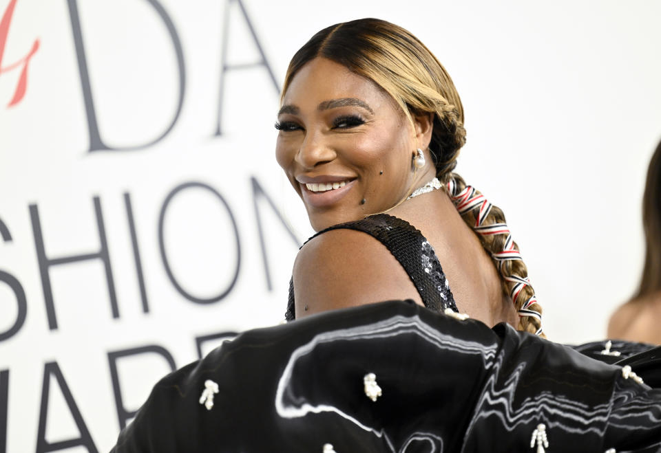 Serena Williams attends the CFDA Fashion Awards at the American Museum of Natural History on Monday, Nov. 6, 2023, in New York. (Photo by Evan Agostini/Invision/AP)