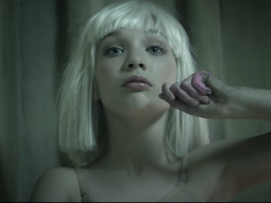 Maddie Ziegler in "Chandelier" music video