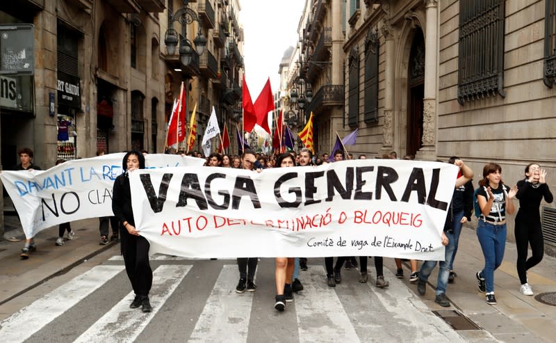 Catalonia's general strike