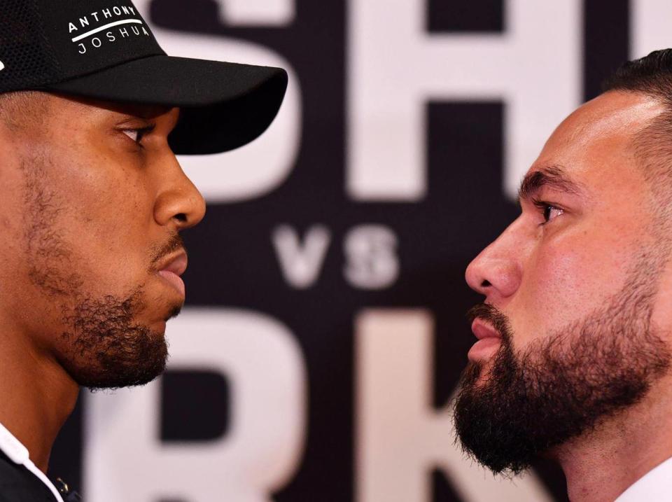 Joshua boasts a 2in height advantage over Parker (Getty)