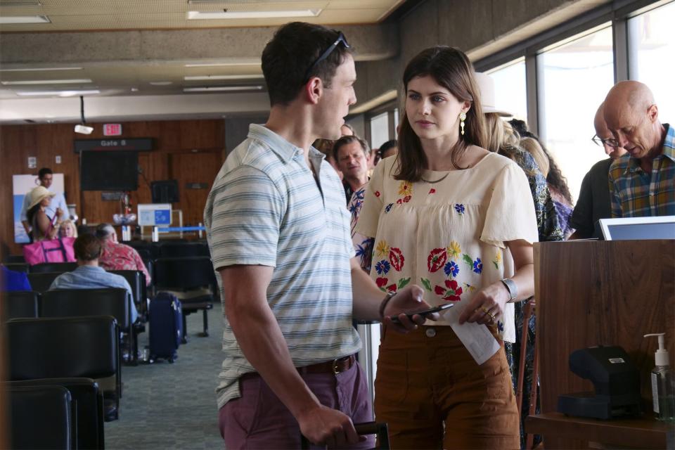 Photograph by Mario Perez/HBO Jake Lacy, Alexandra Daddario HBO The White Lotus