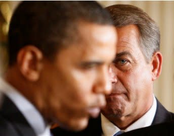 Barack Obama and John Boehner