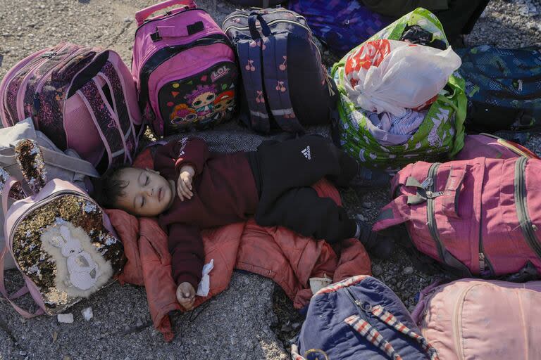 Familias enteras quedaron desplazadas en medio de los ataques de Israel a la capital de Líbano 