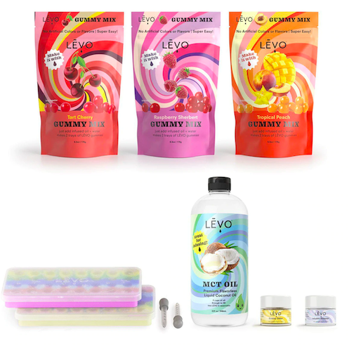 LEVO glittery gummy kit