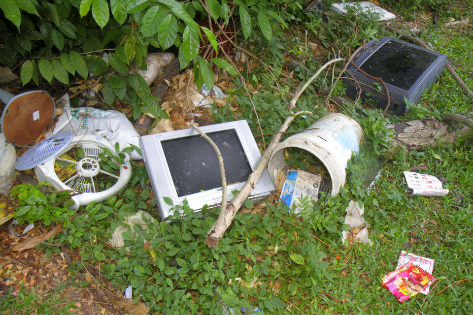 Public littering at Jalan Besar. (Universal Images Group via Getty Images file photo)