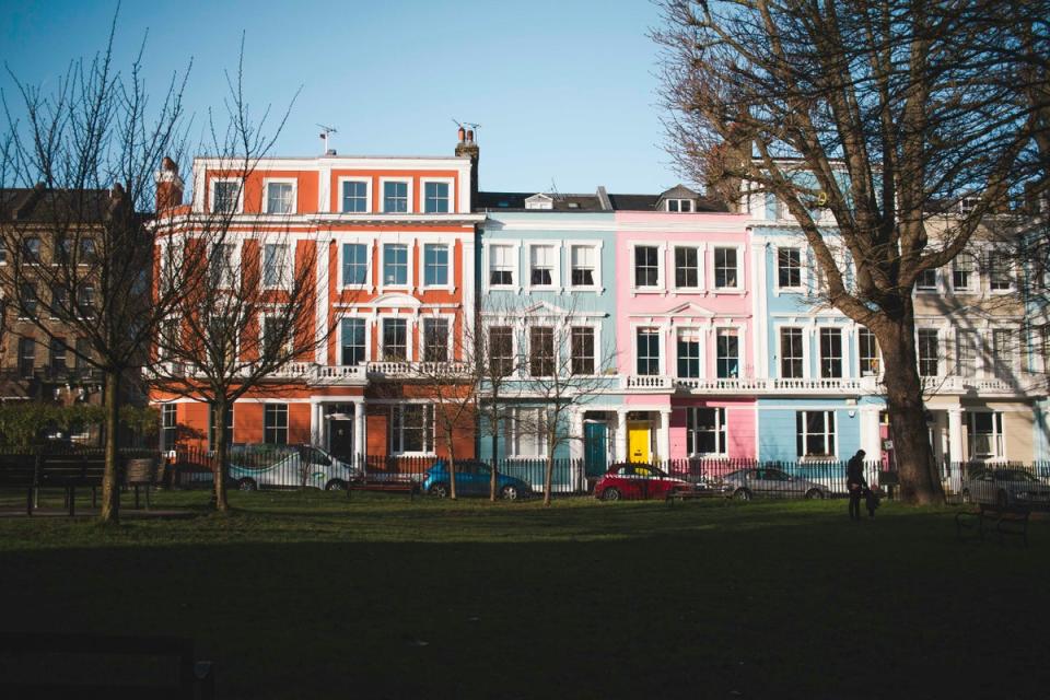 Houses in Primrose Hill, North London (Unsplash)