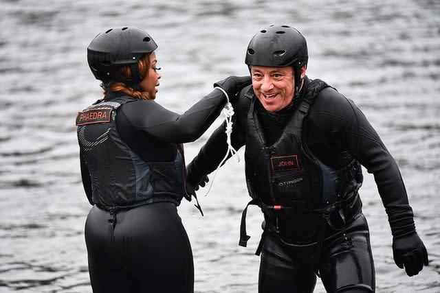 <p>Euan Cherry/PEACOCK via Getty </p> Phaedra Parks and John Bercow on 'The Traitors' season 2.