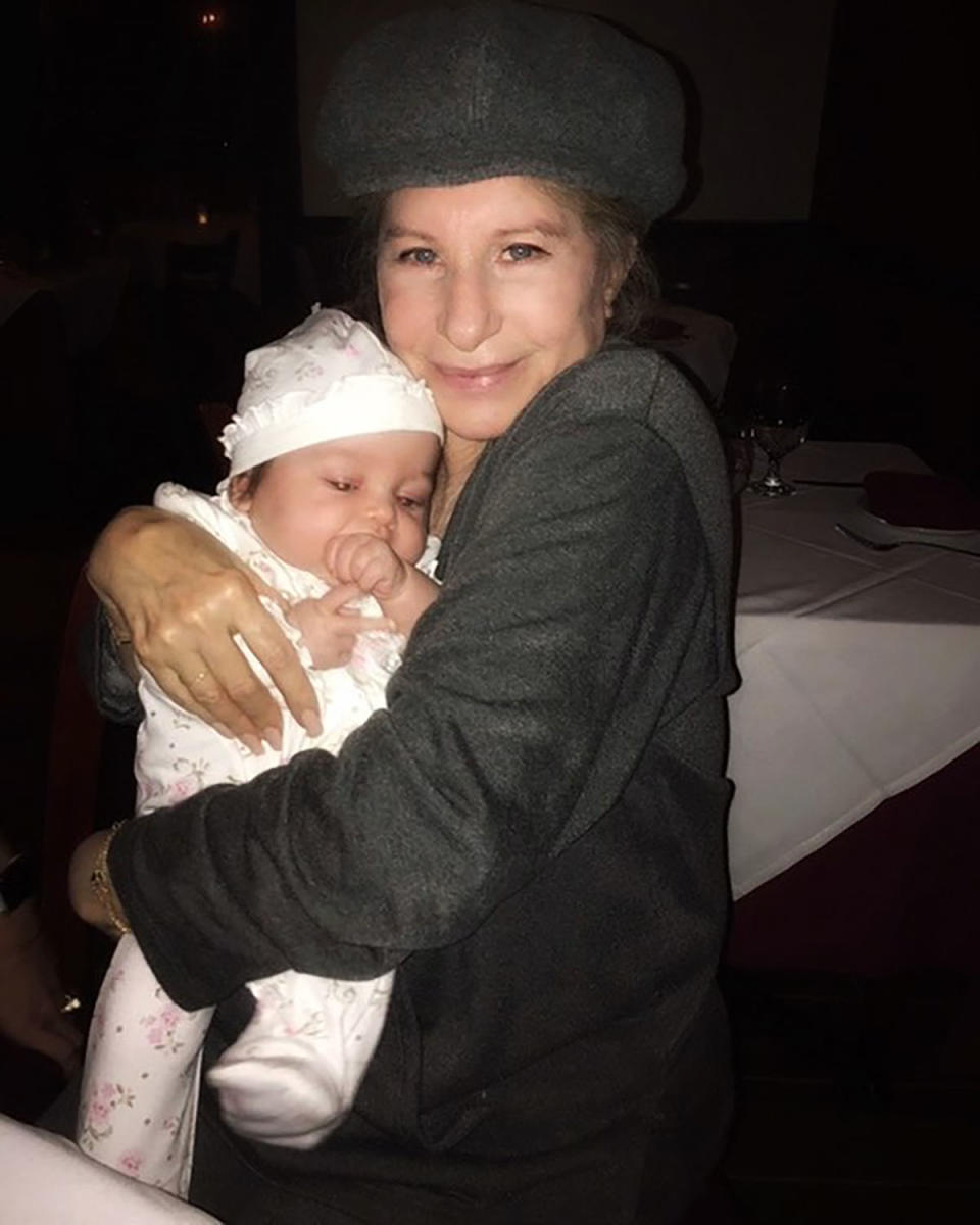 Barbra Streisand with Her Granddaughter Westlyn