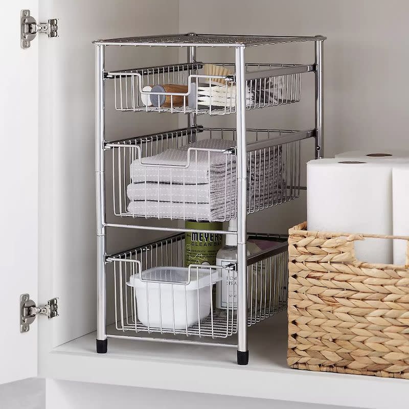 Wire Pull-Out Cabinet Organizers