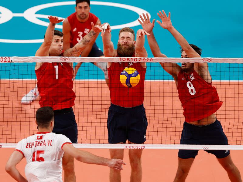 Volleyball - Men's Pool B - United States v Tunisia