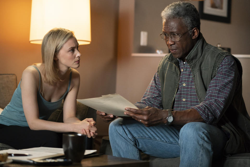 Sarah Gadon and Mahershala Ali in "True Detective."&nbsp; (Photo: HBO)