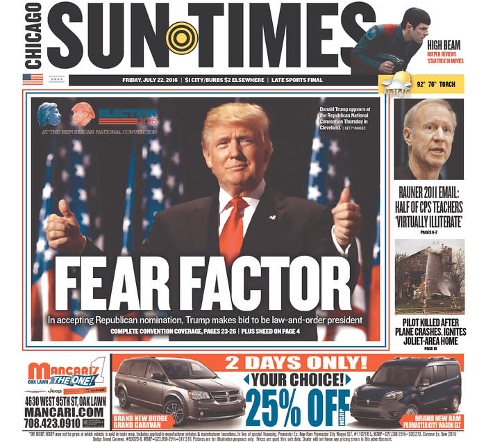 Fear factor - Chicago Sun-Times