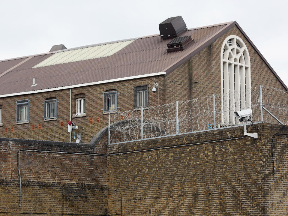 Pentonville Prison, where the activists gathered to pay tribute to transgender inmates: Getty