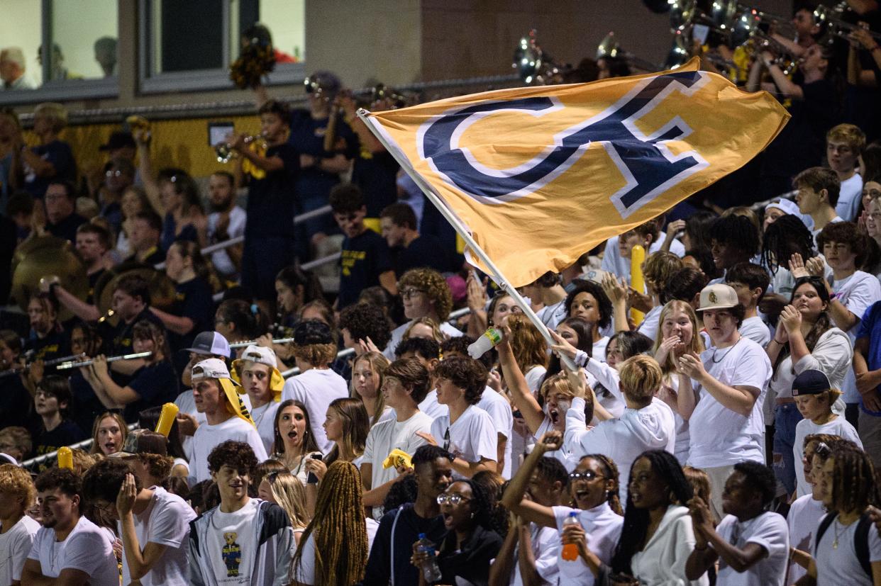 Terry Sanford at Cape Fear football game on Friday, Sept. 1, 2023.