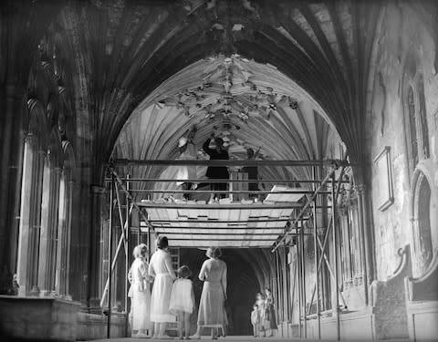 A spring clean at Canterbury Cathedral - Credit: Reg Speller
