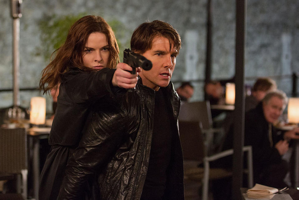 MISSION: IMPOSSIBLE - ROGUE NATION (2015)  REBECCA FERGUSON, TOM CRUISE  CHRISTOPHER MCQUARRIE (DIR)