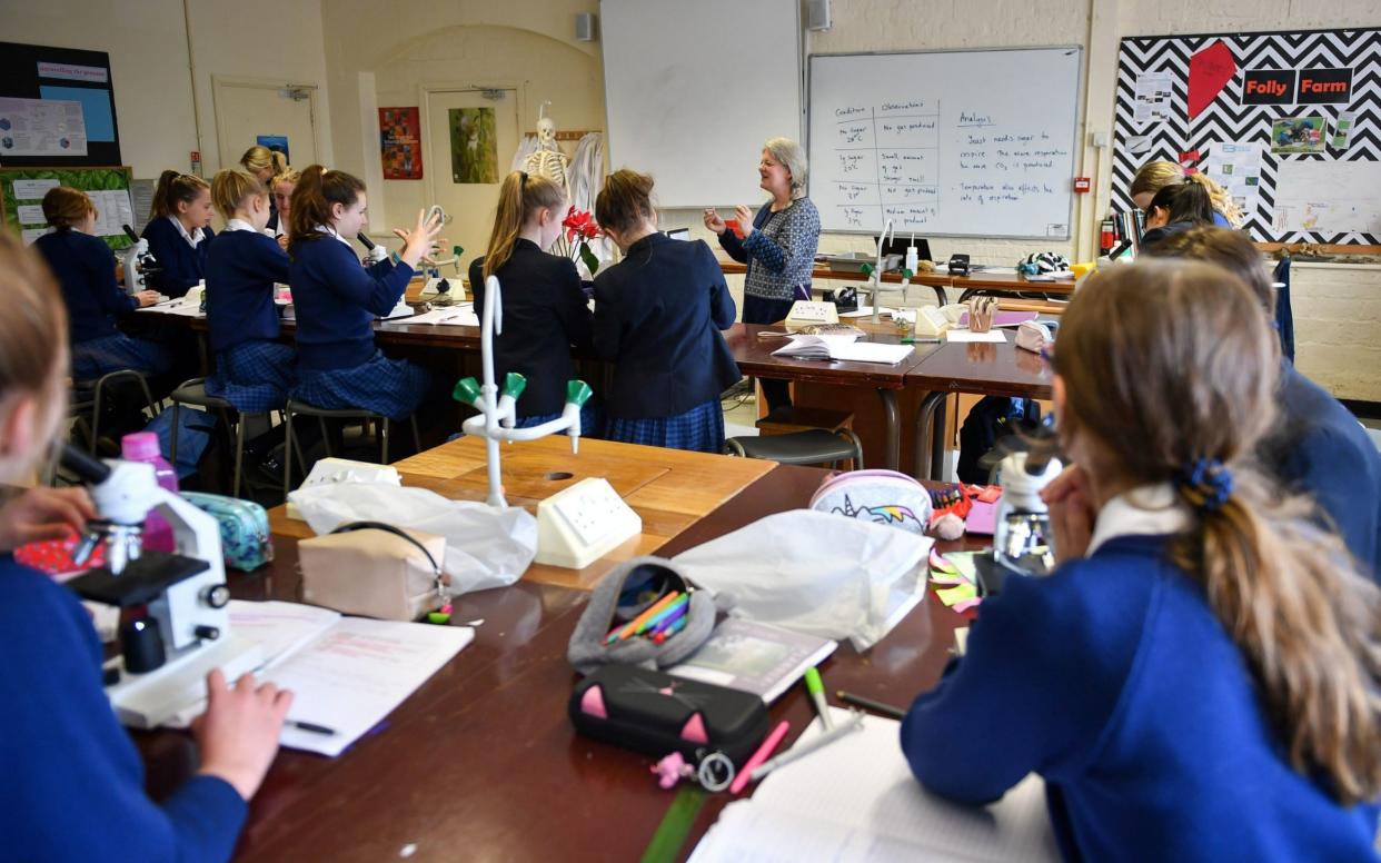 pupils at secondary school - Ben Birchall/PA