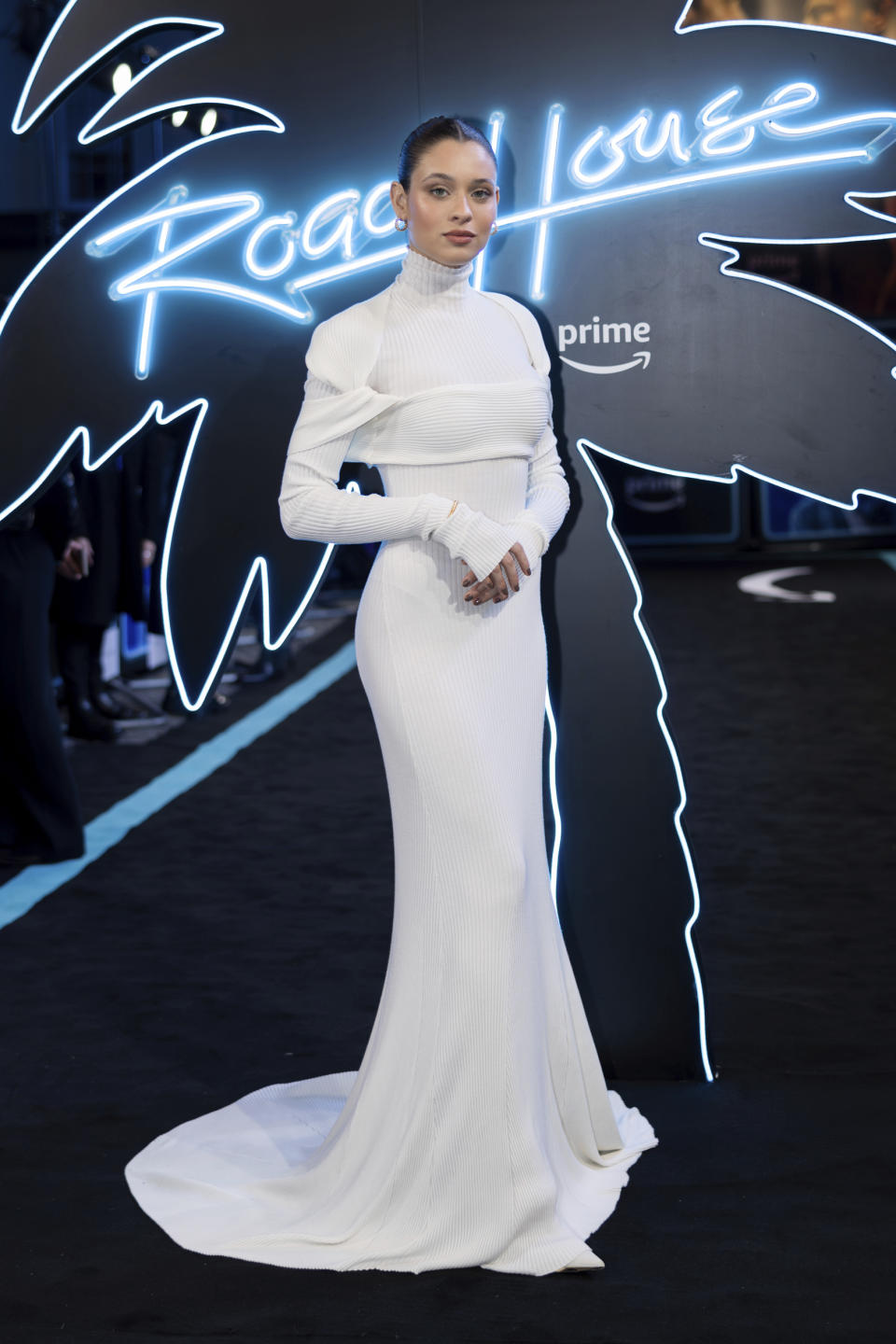 Daniela Melchoir poses for photographers upon arrival at the premiere for the the film 'Road House' in London, Thursday, March 14, 2024. (Photo by Vianney Le Caer/Invision/AP)