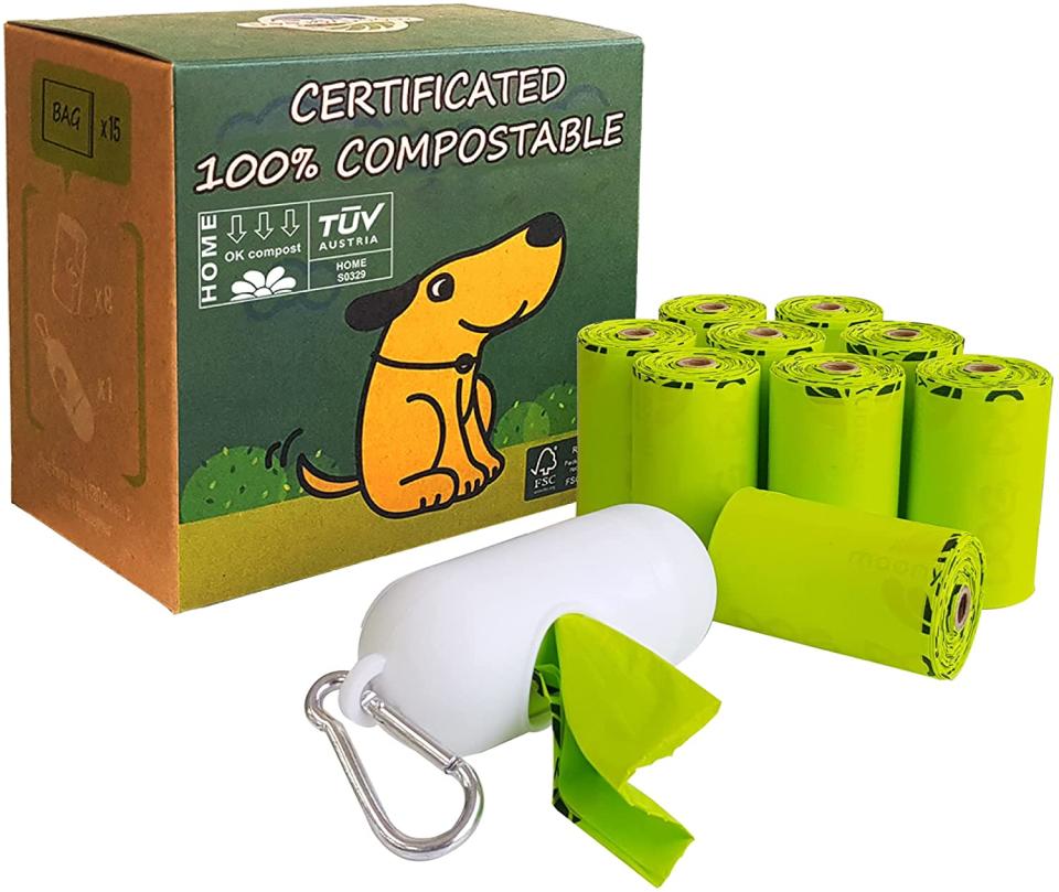 Moonygreen Dog Poop Bag with Dispenser