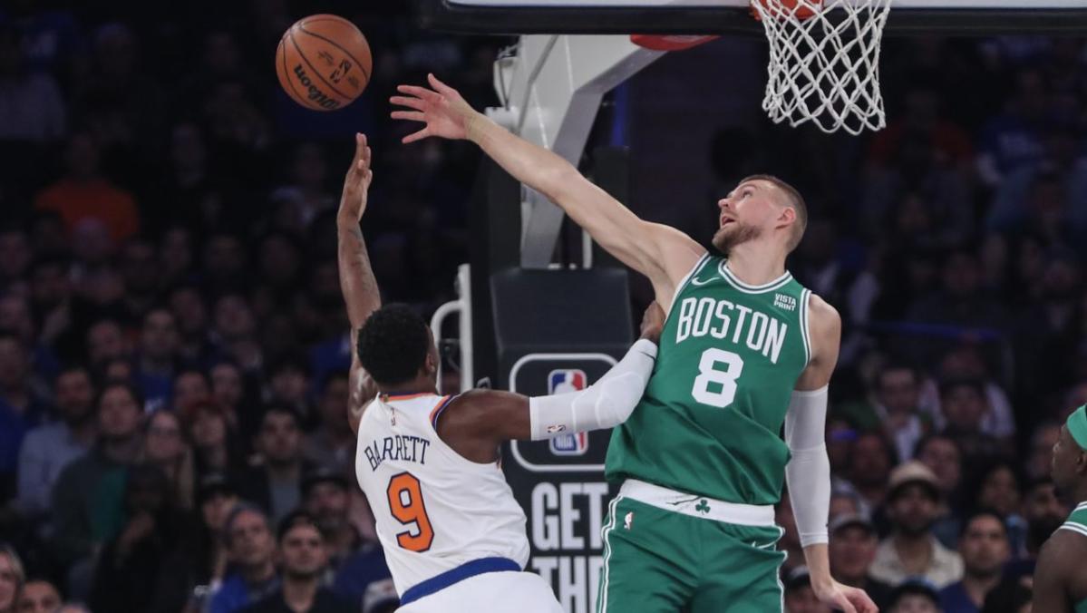 How Kristaps Porzingis made strong defensive impact in Celtics’ first win