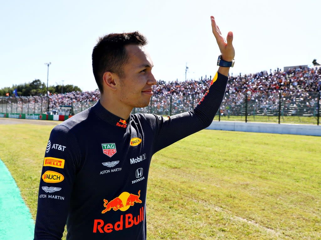 Alex Albon was demoted to reserve driver by Red Bull this season (Getty)