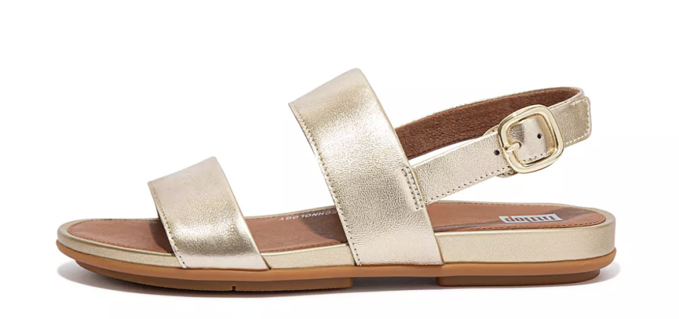 FitFlop’s new GRACIE leather back-strap sandals are a huge hit with shoppers who already own a pair.  (Photo via FitFlop)