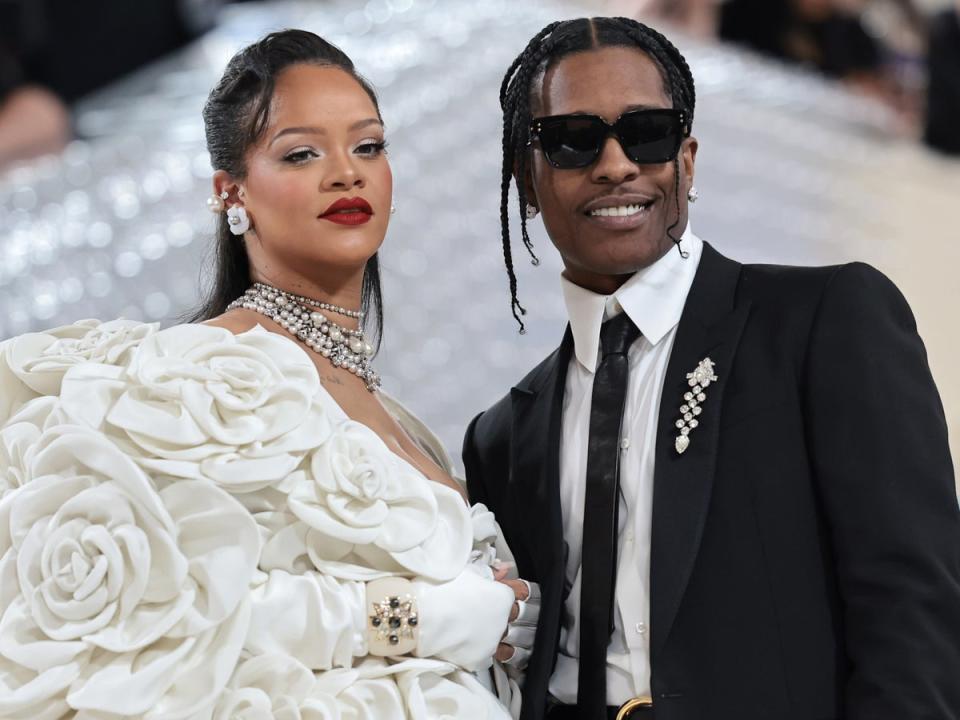 Rihanna admitted RZA inherited her forehead during a December 2023 interview (Getty Images)