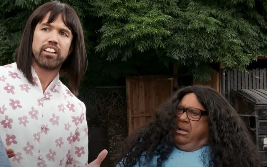 Rob McElhenney and Danny DeVito in a typically tasteful episode of It's Always Sunny In Philadelphia