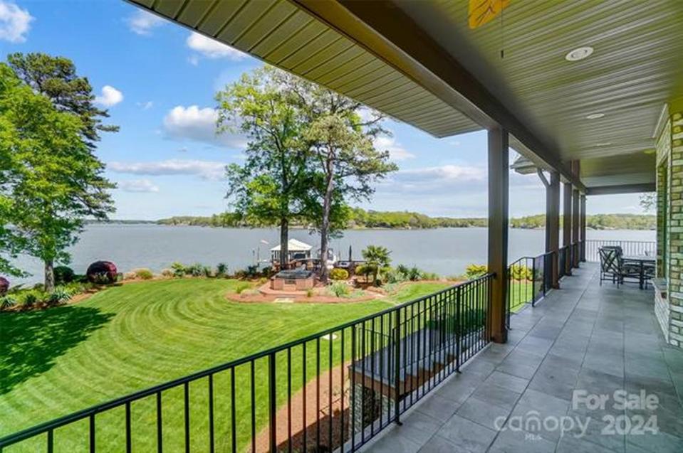 Views of Lake Wylie are part of the $2.2 million package for this home on Blue Bird Lane in Lake Wylie.