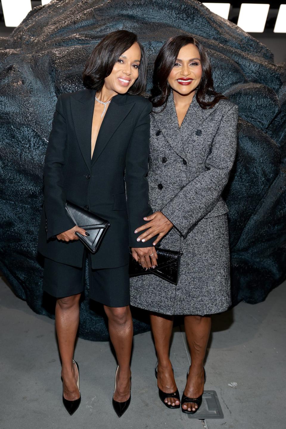 Kerry Washington and Mindy Kaling (Getty Images fir Michael Kors)