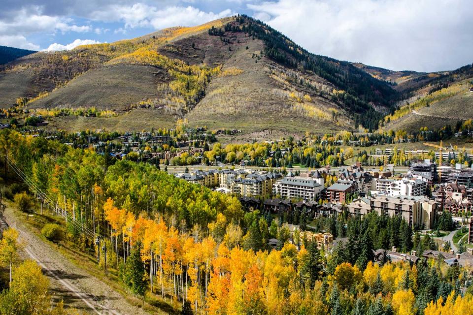 Vail, Colorado in the Rocky Mountains