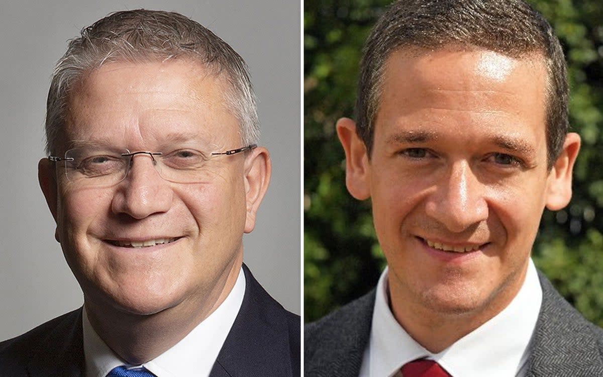 Romford candidates Andrew Rosindell (Conservative, L) and Andrew ​Achilleos (Labour, R) (ES Composite)