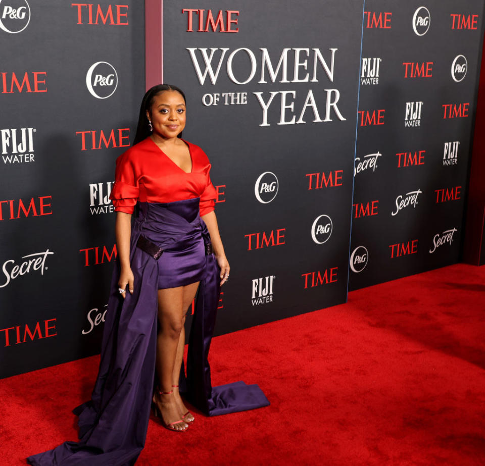 Quinta Brunson attends TIME's 2nd Annual Women Of The Year Gala<span class="copyright">Kayla Oaddams—WireImage/Getty Images</span>