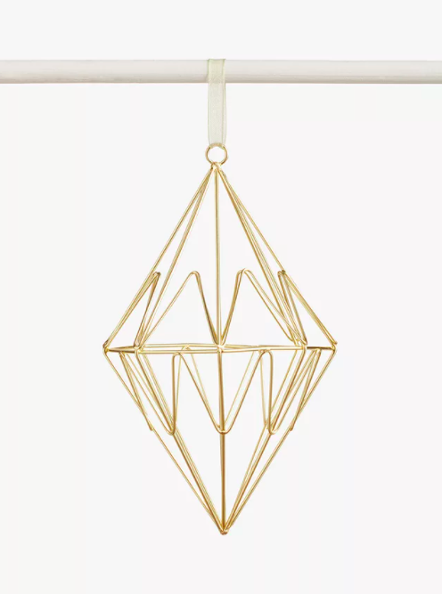 14) Wire diamond decoration, John Lewis & Partners