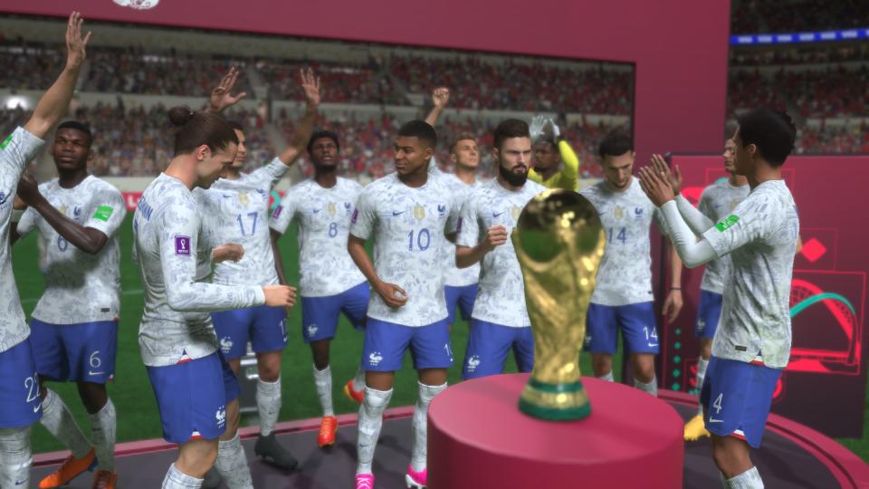 France lift World Cup in FIFA 23.