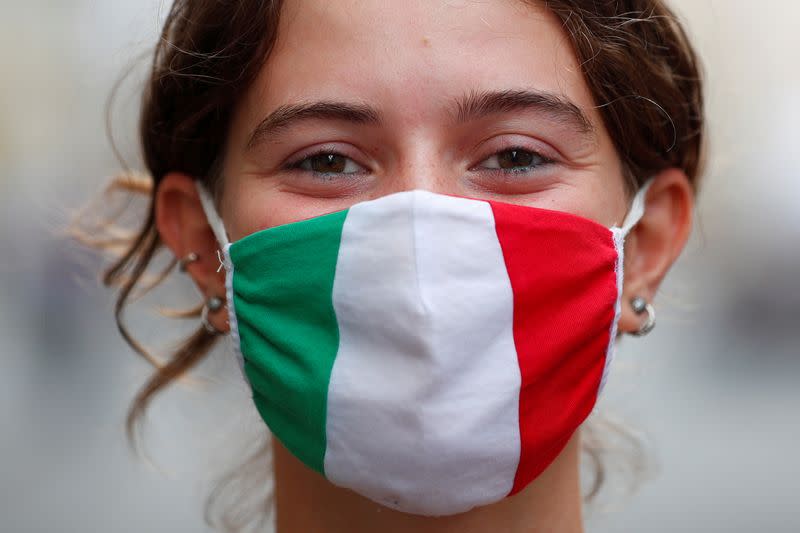 Italians are called to vote on a referendum to sanction a proposed cut in the number of parliamentarians, in Rome