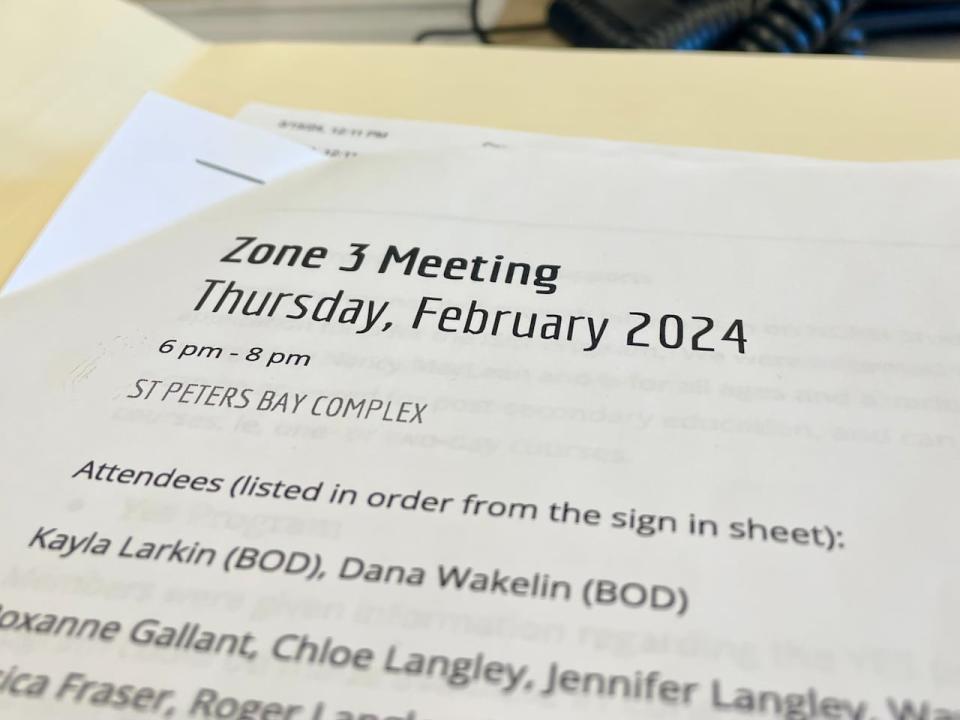 According to the draft minutes of February's Zone 3 meeting, "all but one" member in attendance were concerned about the Native Council of P.E.I.'s handling of a breach of confidentiality complaint against President and Chief Lisa Cooper. 