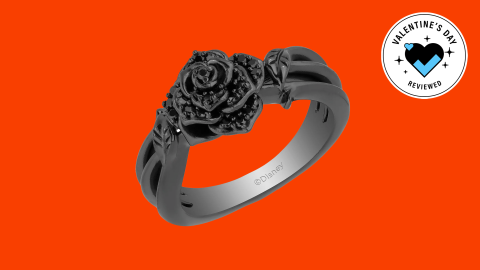 Best Valentine's Day jewelry gifts: Enchanted Disney Maleficent Rose ring