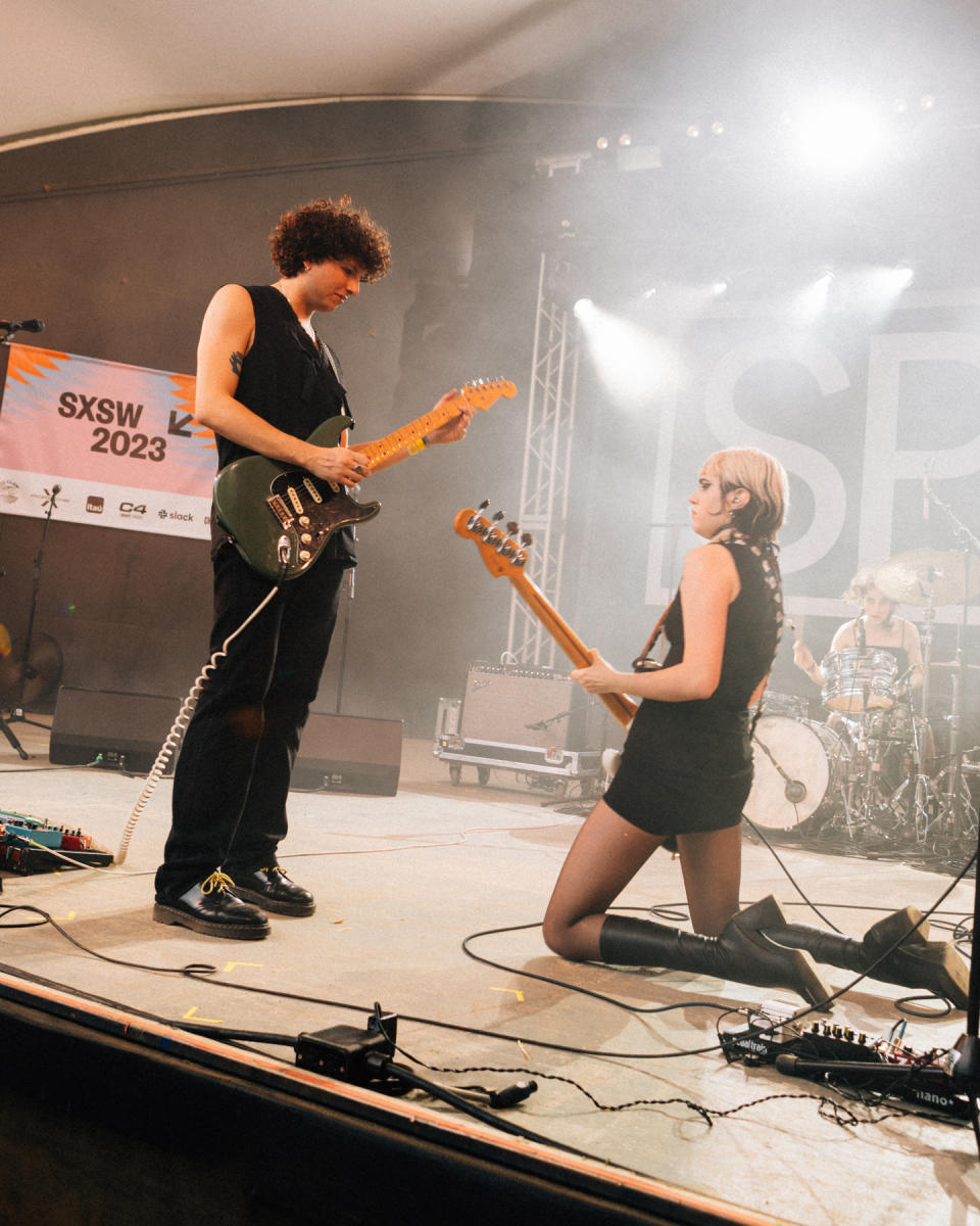 Sunflower Bean performs at Stubb's.