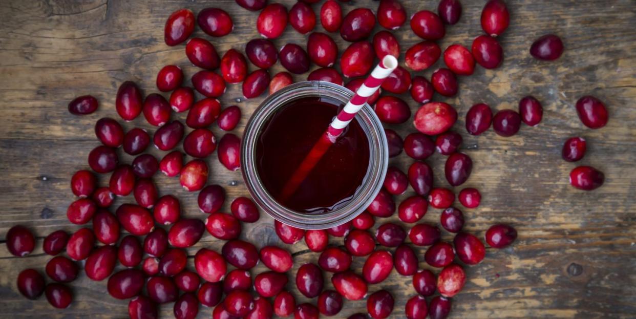 cranberries and cranberry juice