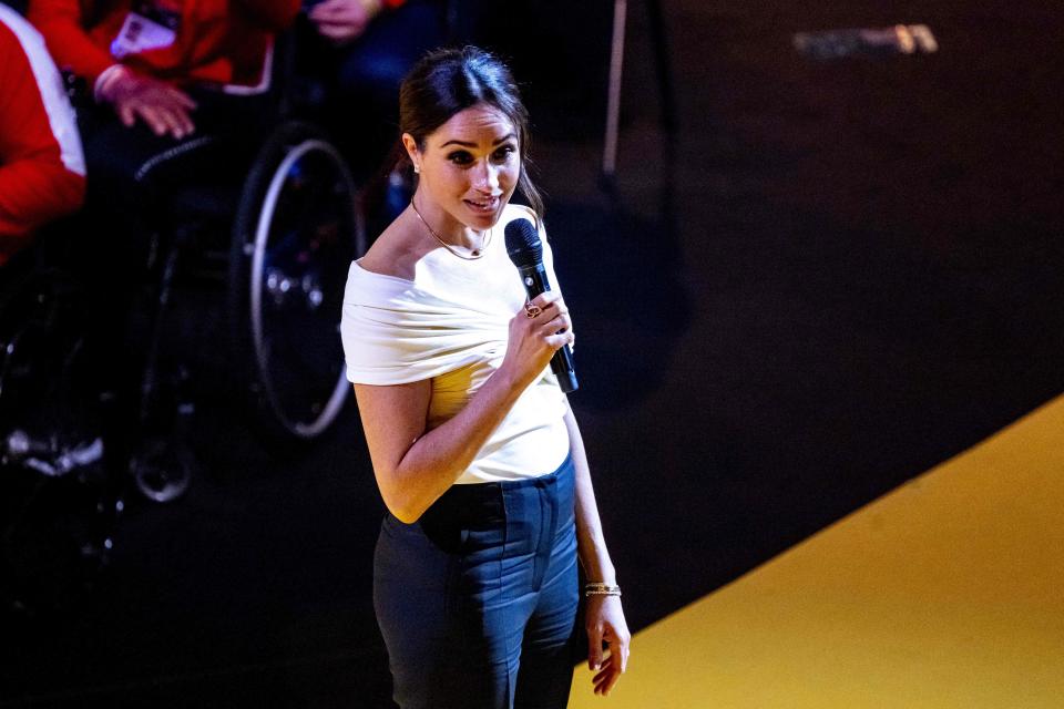 Meghan Markle has shared her thoughts on the US Abortion court ruling, pictured at the Invictus Games in April 2022. (Getty Images)