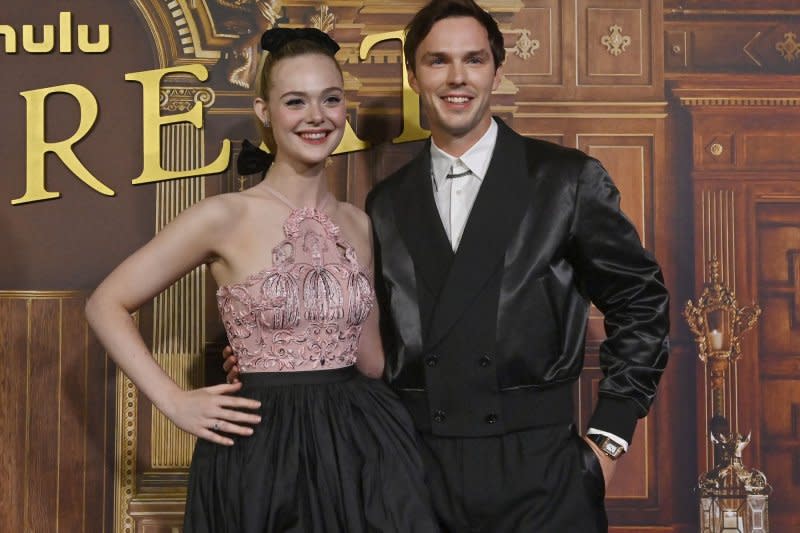 Elle Fanning and Nicholas Hoult attend Hulu's biographical dramatic comedy TV series "The Great" at the Sunset Room in the Hollywood section of Los Angeles in 2021. File Photo by Jim Ruymen/UPI